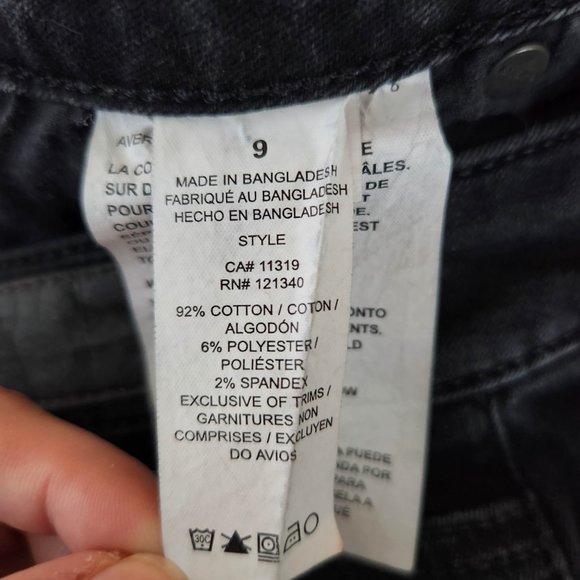 2 FOR $15! Garage Mid-Rise Denim Short | Black | Size US 9 - Picture 3 of 5